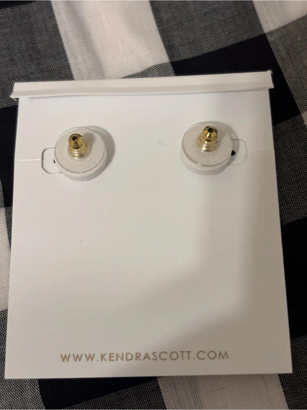 Kendra Scott Gold Red Mosaic Teardrop Charm Earrings